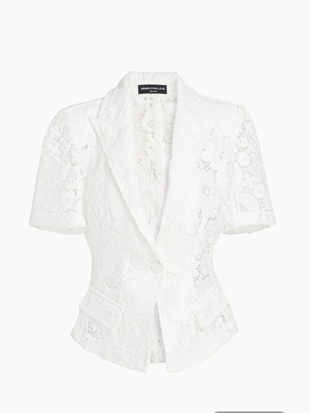 Generation Love Melbourne short sleeve lace blazer women's size xxl NWT - Picture 16 of 16